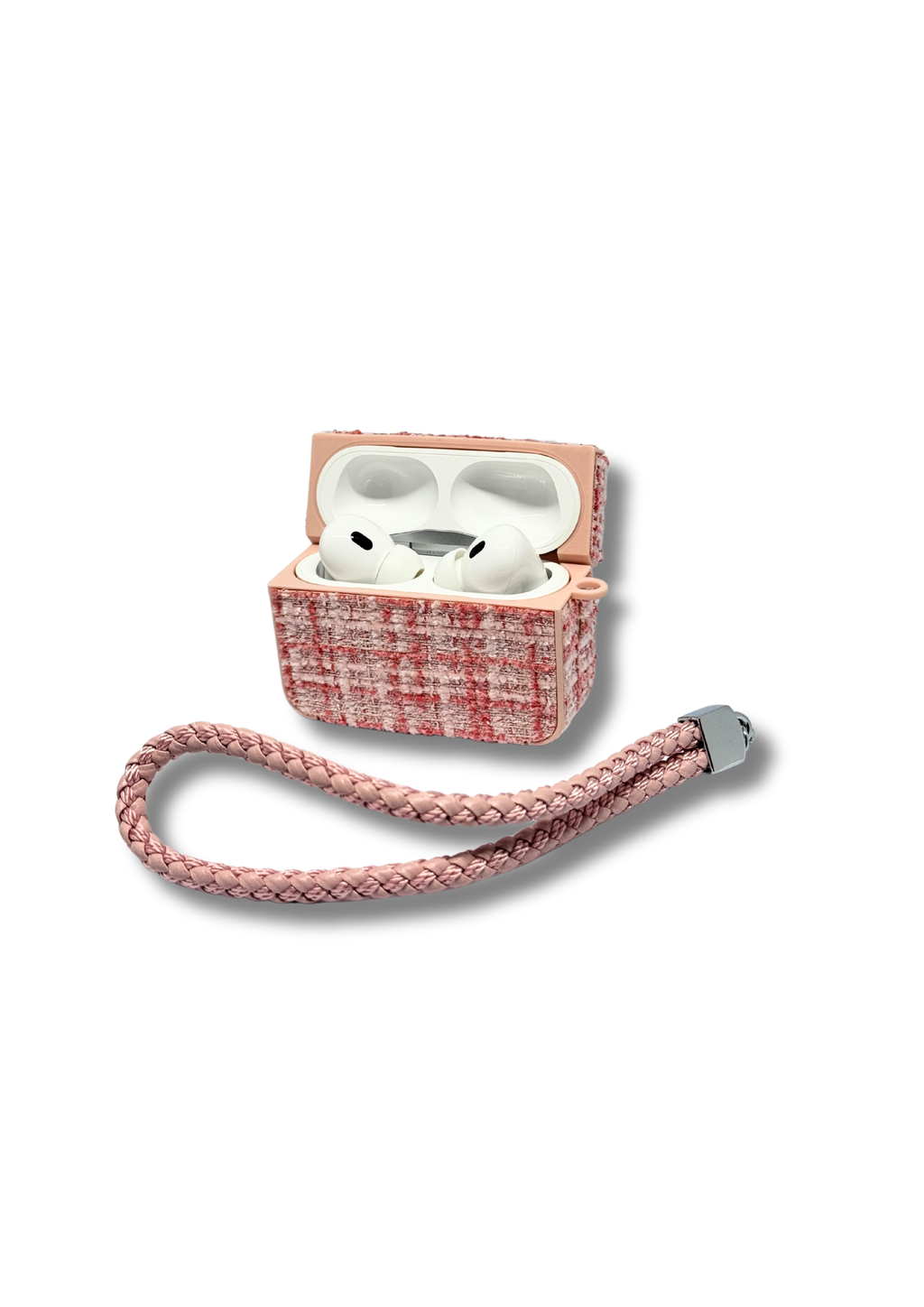 Woven AirPods Case with Detachable Wrist Strap