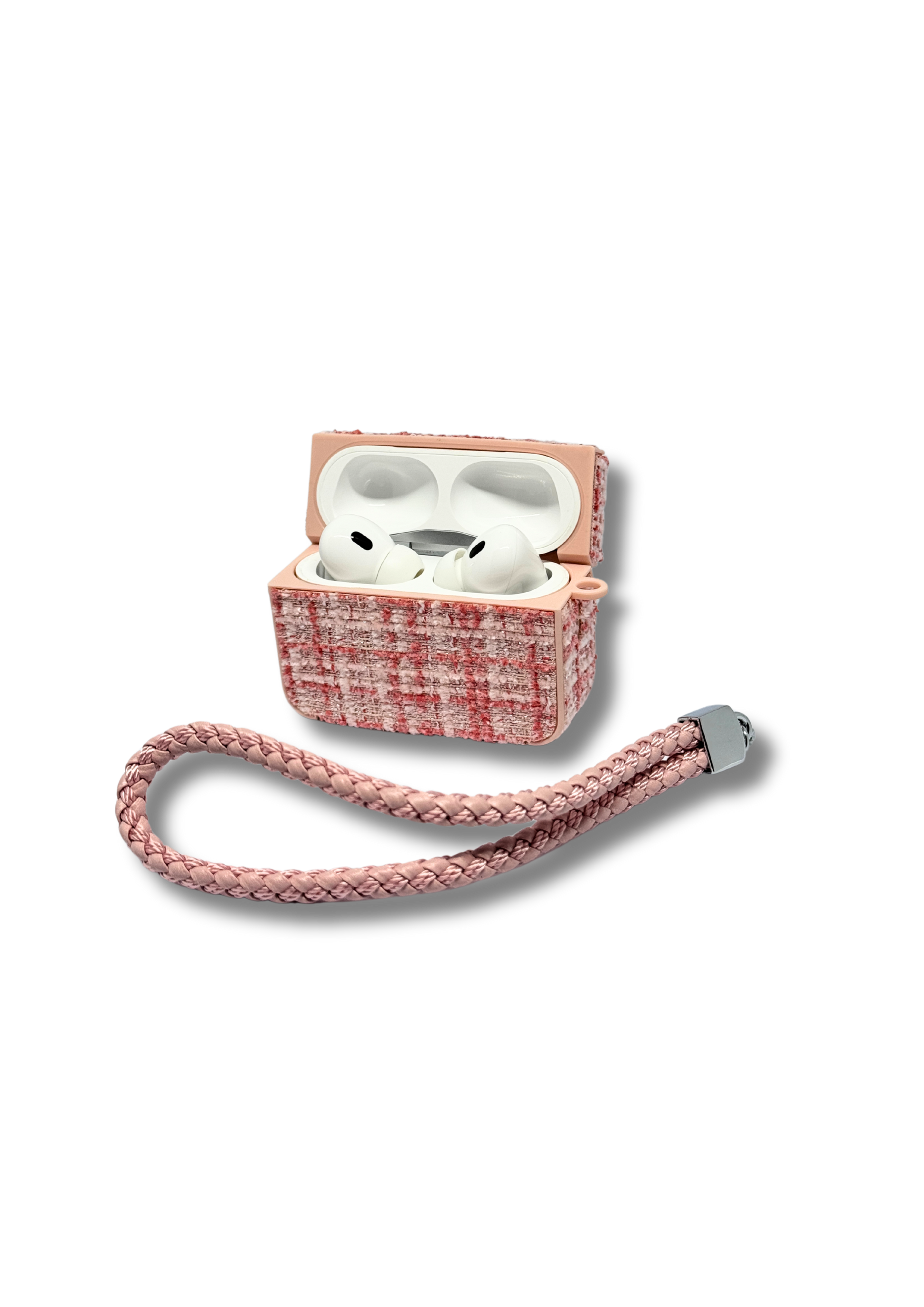Woven AirPods Case with Detachable Wrist Strap