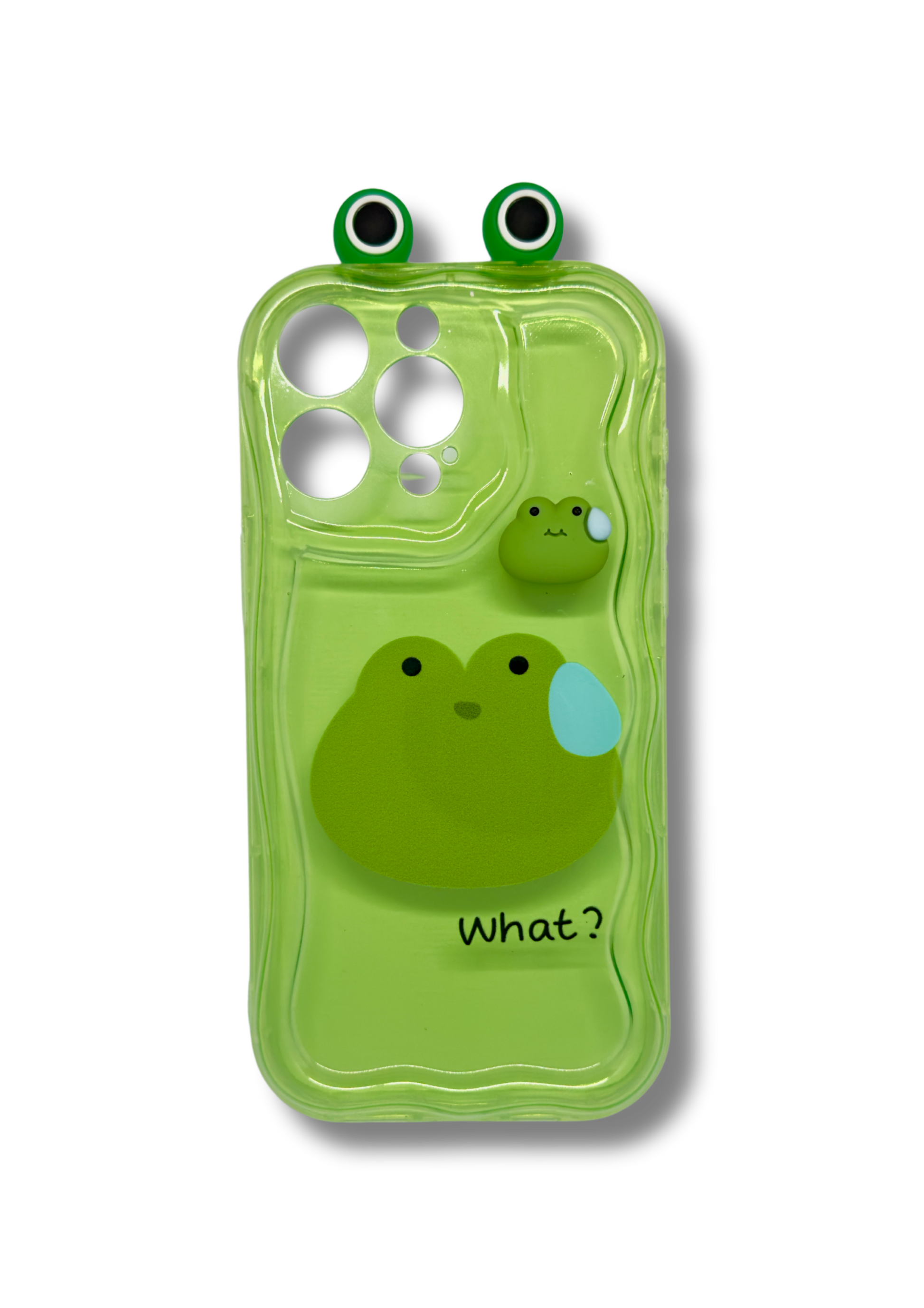 Iphone green froggy case