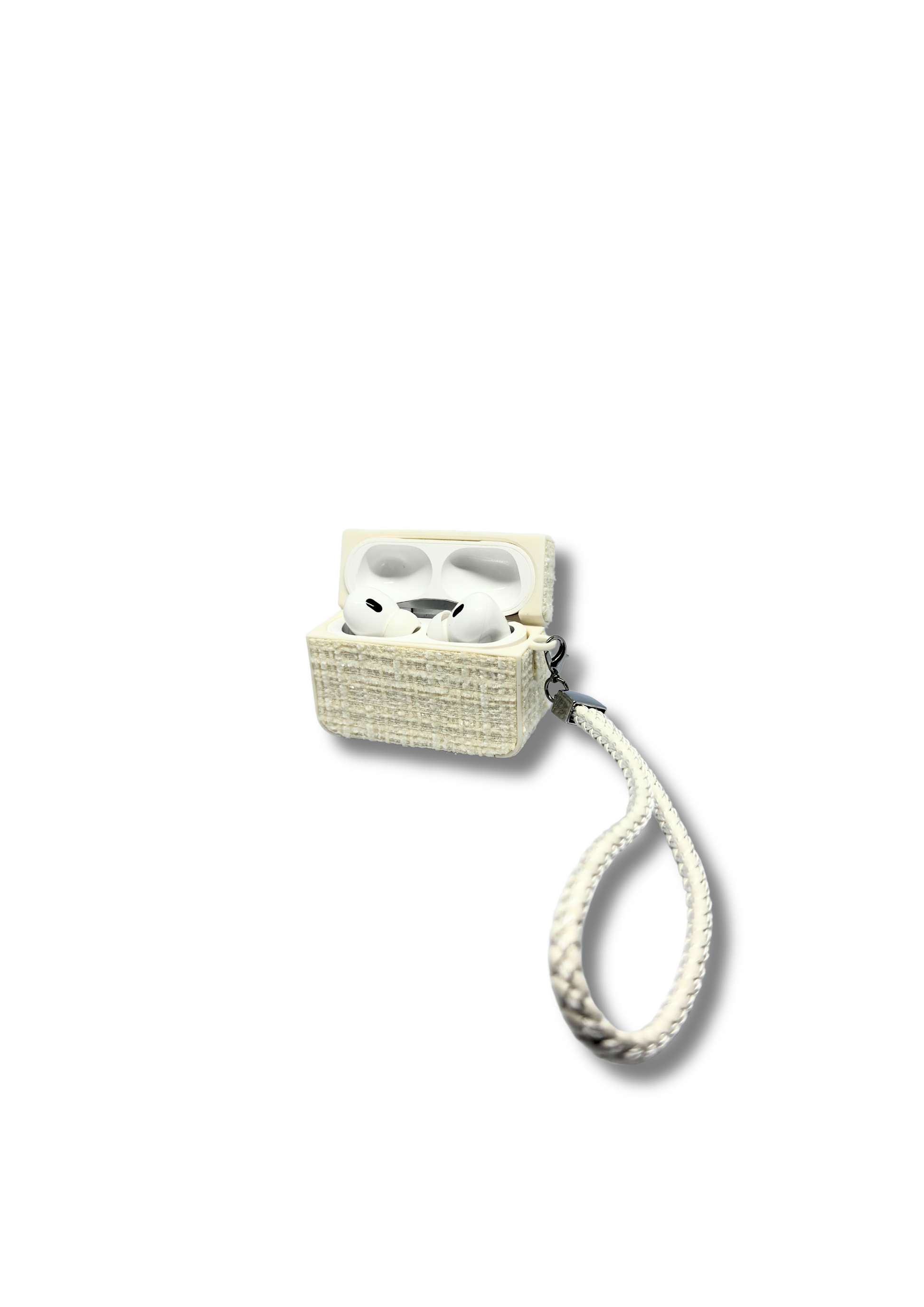 Woven AirPods Case with Detachable Wrist Strap
