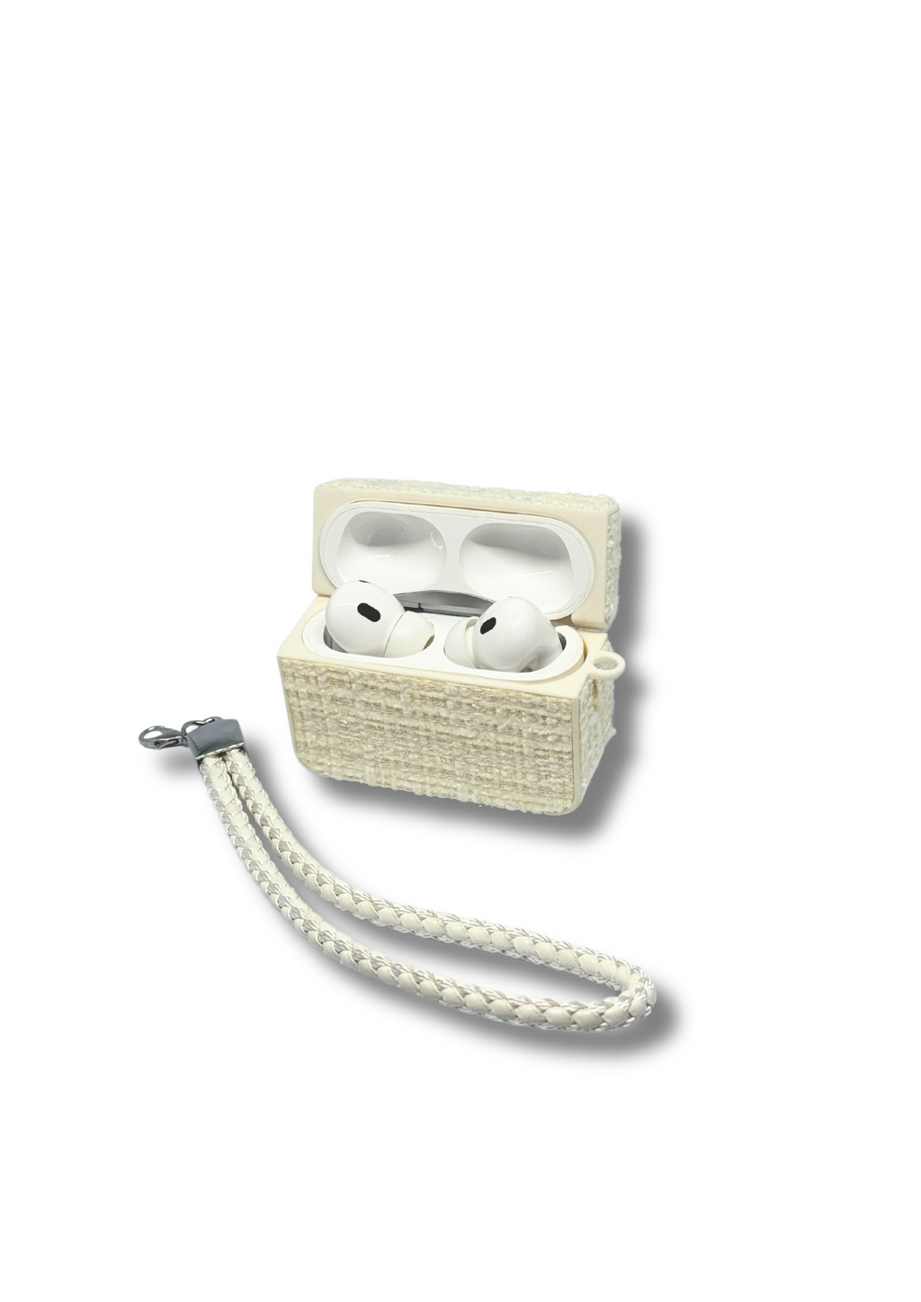 Woven AirPods Case with Detachable Wrist Strap